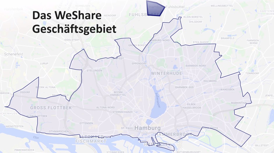 WeShare startet in Hamburg